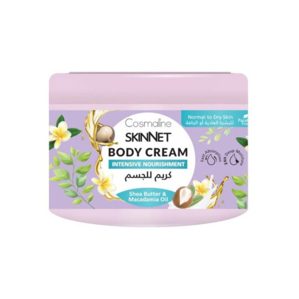 Cosmaline – SkinNet Crème pour le corps Nourrissante Intensive 400Ml