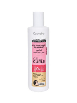 Cosmaline – Cosmal Shampoing crème Cure Professional Oh My Curls à faible mousse 500 ml